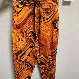 Orange Lava Joggers